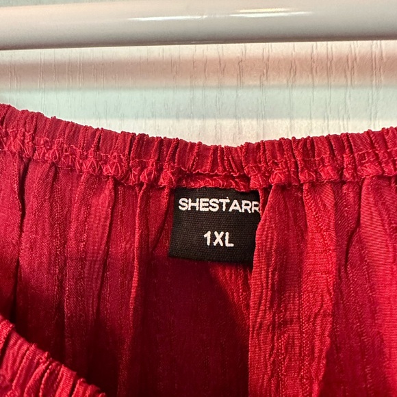 Cute Red Mini Dress Plus Size 1XL NWOT - Picture 4 of 4